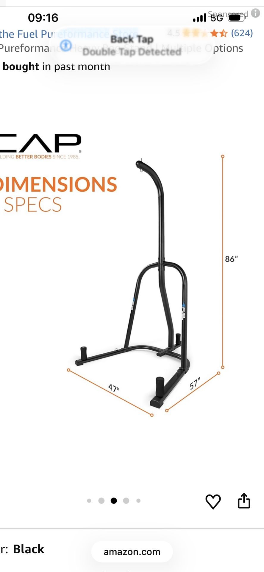 Everlast Punching Bag And Stand