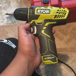 RYOBI HP108L 8V Lithium-Ion 3/8'' Cordless Compact Drill / DriverAND CHARGER