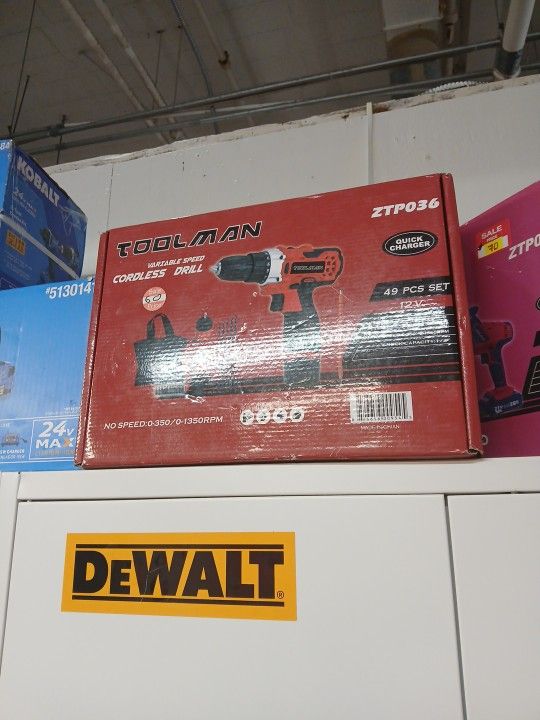 TOOLMAN New Cordless Drill