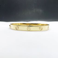 14k Solid Gold Bracelet Unisex Love Bracelet