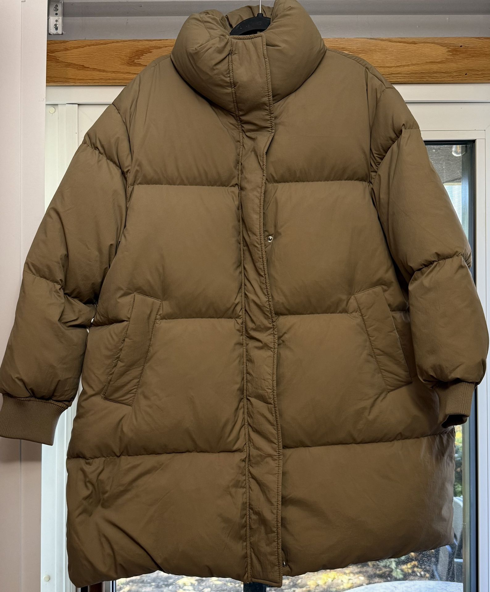 ZARA Selected Thermal Edition Long Puffer Coat – Size XL