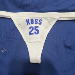 Dodger Jersey Inspired Thong
