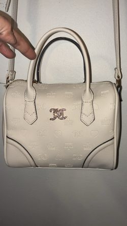 Juicy Couture “little Crush” white satchel