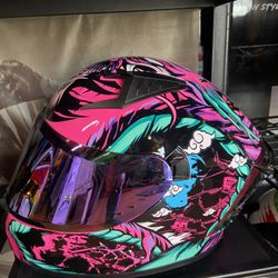 New Pink Dragon Dot Motorcycle Helmet $150