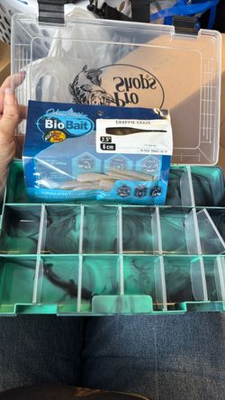 Bass Pro Shops Tackle Box with BioBait Lures