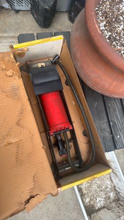 Foot pump. Free.