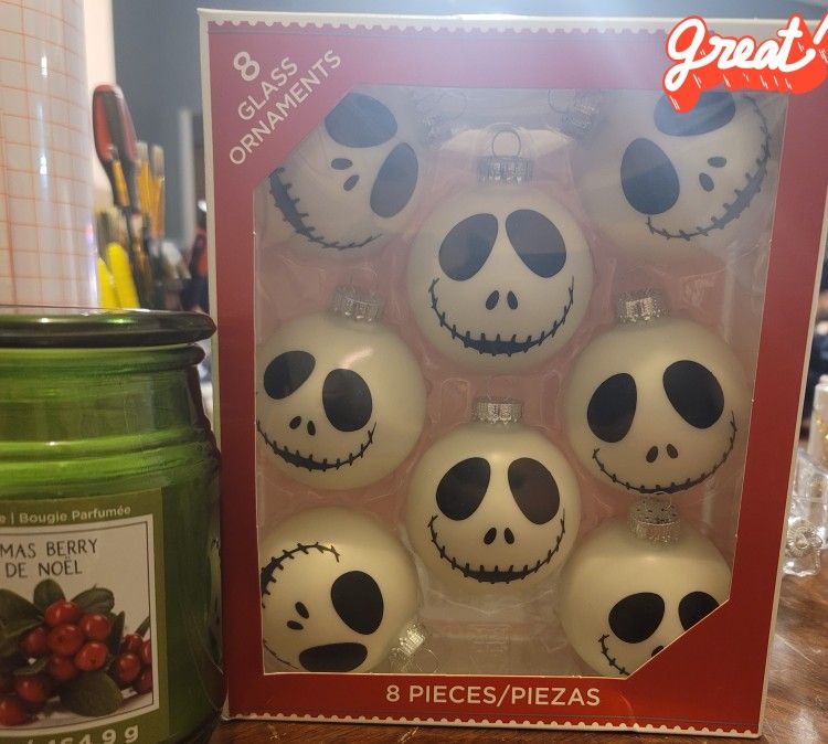 Nightmare Before Christmas Jack Ornaments