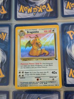 Pokemon Card--Holographic Dragonite