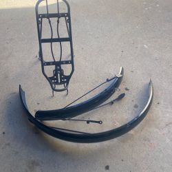 Bicycle Rear Seat And Fenders