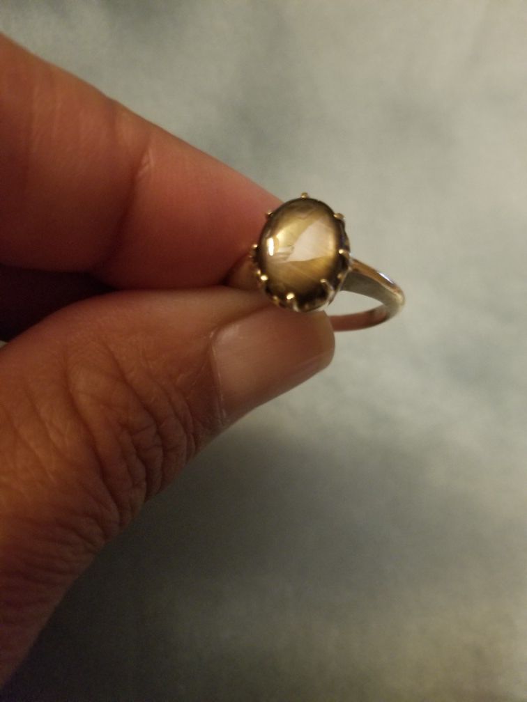 Moonstone 10k Gold Ring