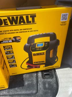 Dewalt jumper and compressor