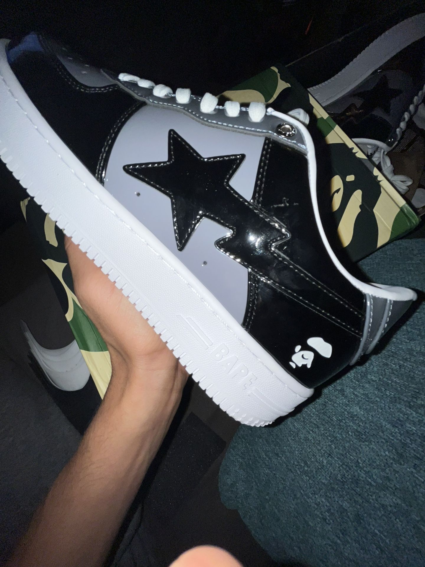 BAPESTA low black Grey (TRADES OPEN)