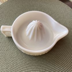 Sunkist Milkglass Juicer