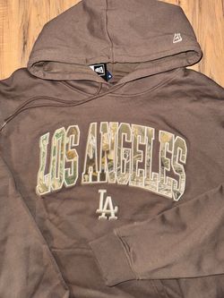New men’s size large LA Dodgers Brown, Camo Hoodie