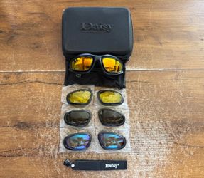 Daisy USA Military Tactical Goggles with Interchangeable Lenses