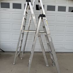 Green Bull Aluminum Ladders 6, 8, and 10ft available