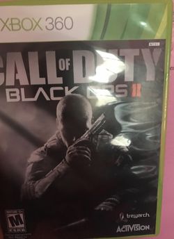 Call of duty black ops 2 Xbox 360