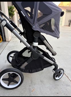 Bugaboo Fox 3 stroller with foot muff and scooter seat