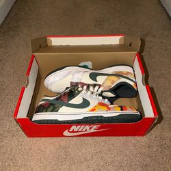 Nike Dunk Sail Multi Camo Size 10 $100‼️