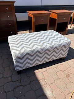 Upholstered Storage Ottoman with cover

