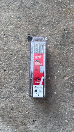 Milwaukee 1/4” x 6” SDS Plus bits