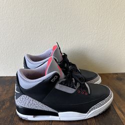 Jordan 3 Black Cement (Size 9.5)