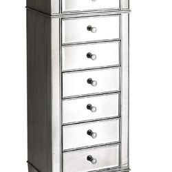 Pier 1 Hayworth Mirrored Silver Lingerie Chest
