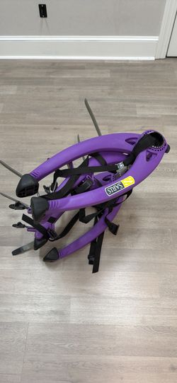 Saris Bones EX 3-bike trunk rack in Purple!