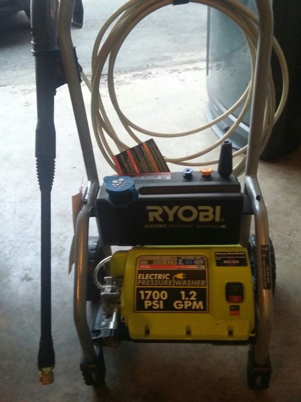 Ryobi 1700psi power washer