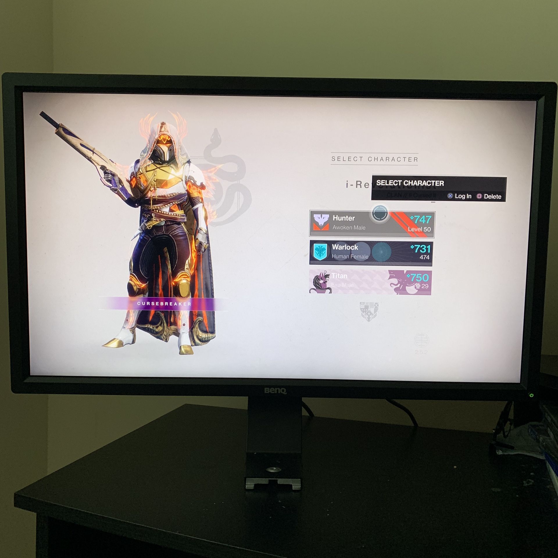 BenQ 27” gaming monitor