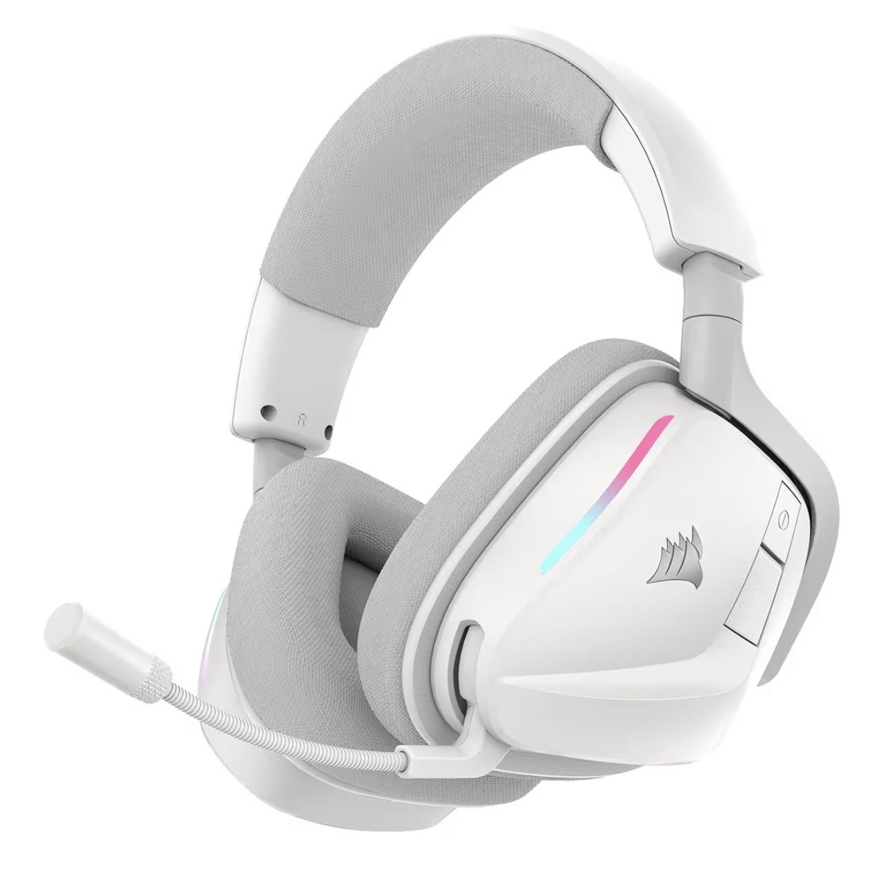 Corsair Void v2 Wireless Gaming Headset with Bluetooth, Dual Wireless, White for PC, PS5, PS4, Switch, Mobile, Dolby Atmos, 70 Hr Battery, Lightweight