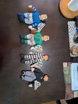 Three stooges 9" plush dolls