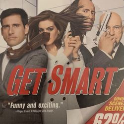 GET SMART Widescreen Edition (DVD-2008) Steve Carell + Anne Hathaway!