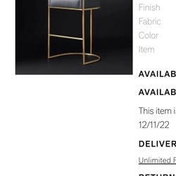 Restoration Hardware Wexler Counter Stool (x3)