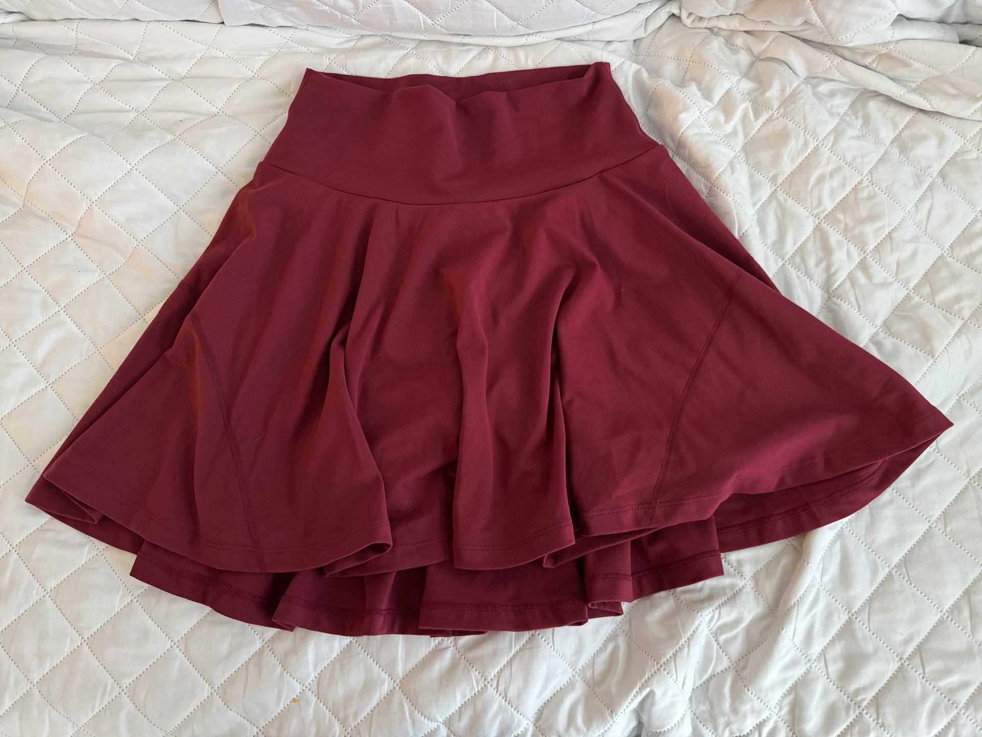 POPFLEX Twirl Skort (Longer) - Ruby - Size Medium