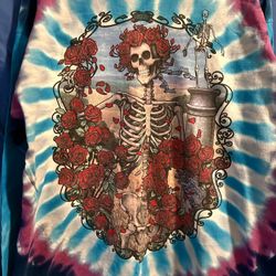 1995  Grateful Dead 30th Anniversary ORIGINAL Long Sleeve Tie Dye Shirt