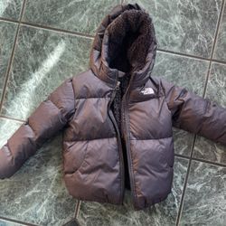 NorthFace Kids Youth Toddler black puffer down jacket fully lined 5t moondoggy 