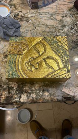 Beautiful African painted box