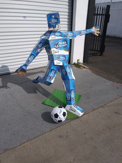 Bud light soccer advertisment like new
