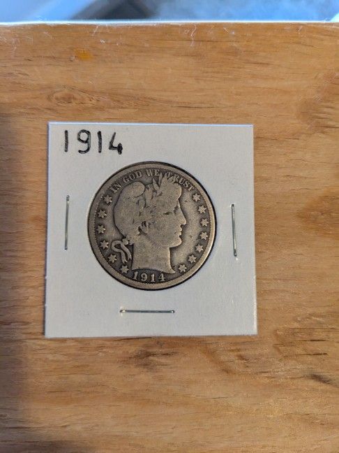 1914-P Barber Half Dollar - RARE