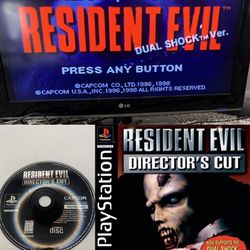 Resident Evil Director's Cut (Sony PlayStation 1, 1998) PS1 Disc only