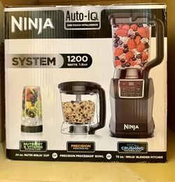 Ninja BL493 Auto-IQ 7-Speed Blender & Food  Processor 1200W -