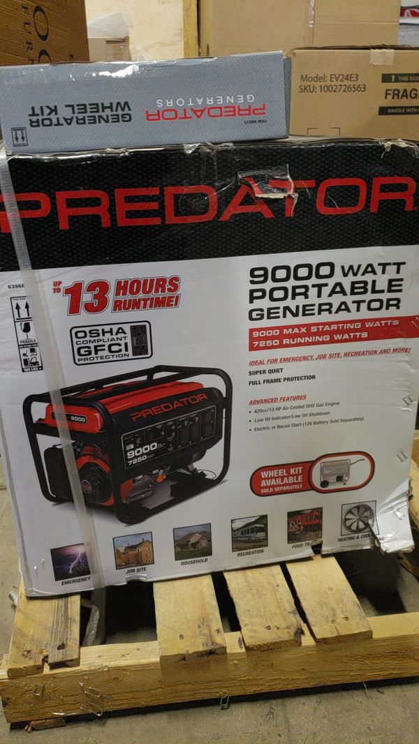 Predator 9000 watt generator for Sale in Richmond, VA - OfferUp
