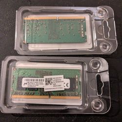 Pair Of  8GB DDR4 Laptop RAM Sticks (Lenovo Stock)