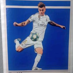Real Madrid MF Toni Kroos Canvas Wall Poster Man Cave Soccer