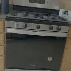 Whirlpool Stainless Steel Gas Stove 