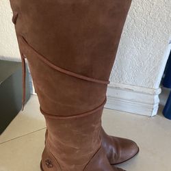 Timberland Leather Brown Women Boots 