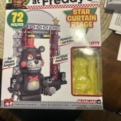 Five Nights At Freddy Star Curtain Stage McFarlene Sets 