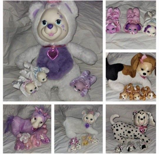 Surprise Toys (Bear, Cat, Dog (2) & Horse) +