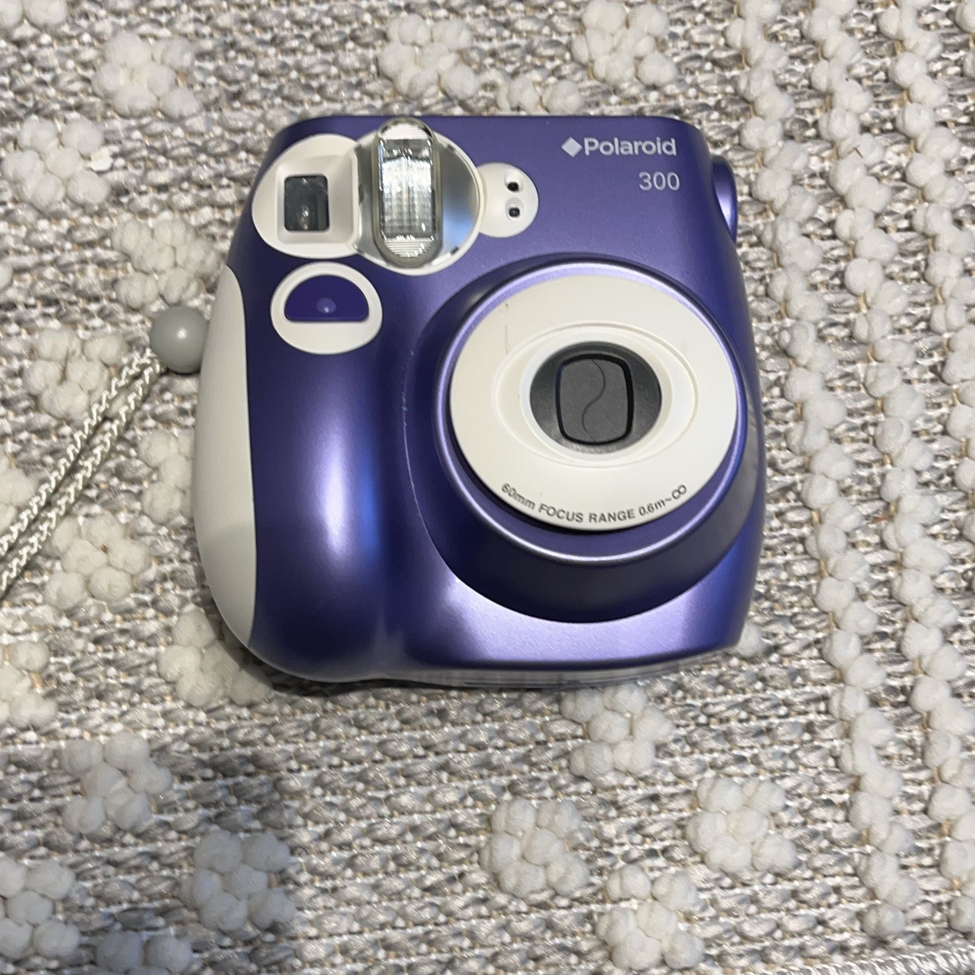 Purple Polaroid 300 Instant Camera